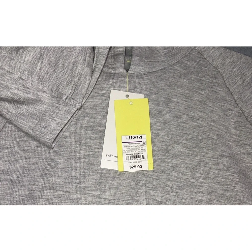 All In Motion Pullover Hoodie in Gray - Super Soft - Girls L
